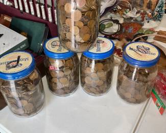 Almost 50 pounds of 100% wheat pennies!