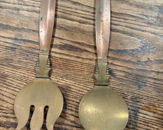 Vintage Copper Utensils 