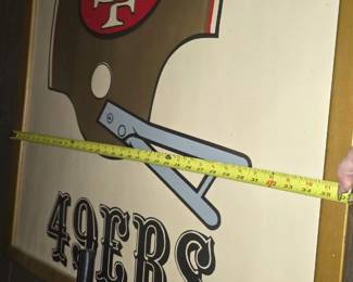 36" 49er wall art