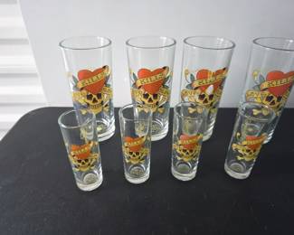 vintage early-2000s Ed Hardy barware collection  $20 8piece set
