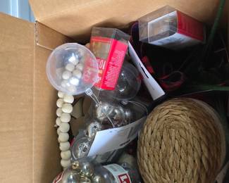 Assortment of Christmas decorations starting at 50 cents and up 