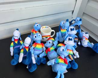 2022 Disney Pride plush figures and Mug 