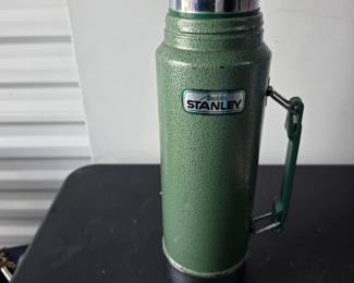 vintage Aladdin Stanley Classic Green Vacuum Thermos Bottle $30