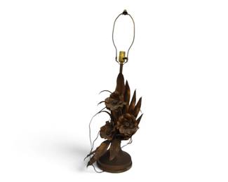 Metal Floral Lamp