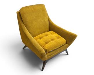 Mid Century High Back Lounge Chair
