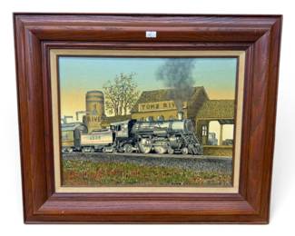 H hargrove 2 framed serigraph