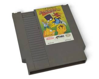 NES Bart Simpson Game Cartridge