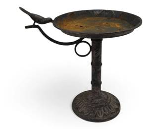 Metal Birdbath