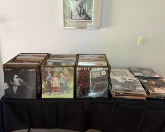 Over 300 Albums- many sealed -not for sale promo albums