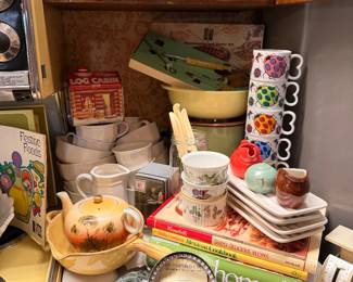 The lady bug mugs in this photos are no longer available for sale as the family decided to keep them.