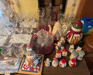 CHINA and GLASSWARE and SILVER: Vintage Victorian, Lenox, Johnson Brothers, Royal Windsor, Johann Seltmann, Princess House, Fiesta, Fenton, milk glass, hobnail, Gorham, International, Meridian, Red Wing, Sheffield, early America pattern glass, Anchor Hocking, Mikasa, American Brillant Period, Carnival glass, Royal Crown Derby, Arcoroc, Candlewick, Imperial Glassware, Bohemian glass, several large sets, cute salt and pepper shakers (including silver), candle stick holders, coffee sets, tea sets, flatware (stainless and silver and Coca-Cola), strawberry sets, snack sets, and more!