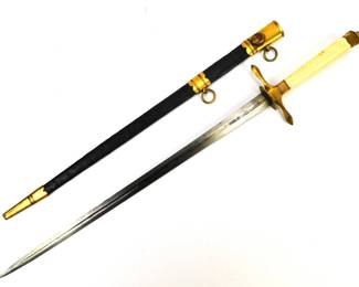 062 lot0715 Antique 1820s US Navy Officers Dagger Pre Civil War Fighting Knife with 