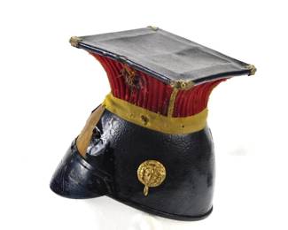 102 lot0679 Antique British English WW1 or Earlier 5th Irish Lancers Helmet Hat