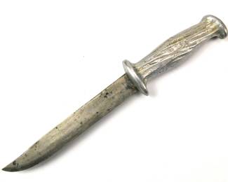 094 lot0057 US WW2 Rare Custom BARTEAUX 7 Blade Commando Fighting Knife