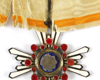 043 lot0029 WW2 Japanese Empire Japan Large Order Sacred Treasure 3 Class Star Medal