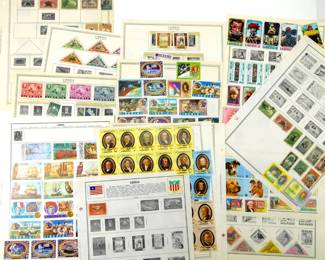 039 lot0281 Liberia Vintage Postage Stamp Collection Minkus Album Pages Airmail Spac