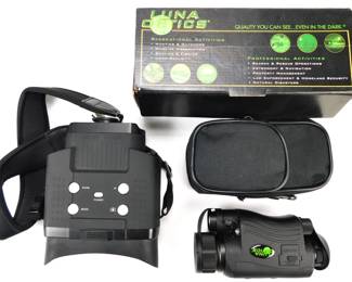 069 lot0067 Set of 2 Night Vision Viewer Recorder Luna Optics Alliance Outdoors