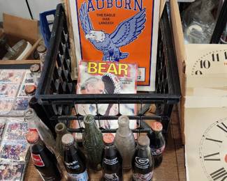 Nos coke clock face restoration parts. 90s basketball card binder