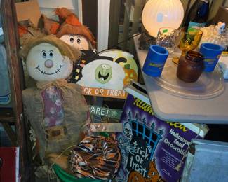 4 stuffed scarecrows 1970-80's