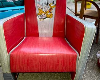 1950's Disney Pluto children's Rocking chair