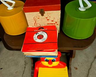 45's 1950-1970's & 1970's Kusar zoodle land beaver workbench toy