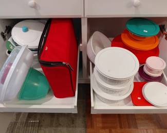 Corningware,  pyrex, Vintage Tupperware, 