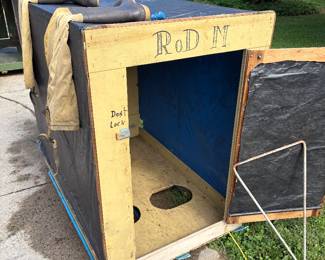 Ice Fishing Hut on Skis