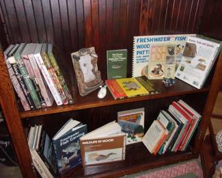 Fishing Lure Books, Carving Books, ets