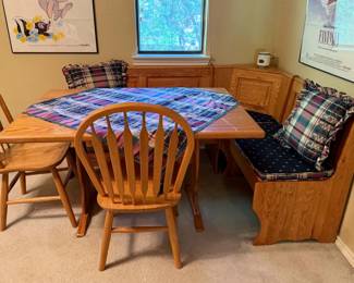 Corner Booth with seating