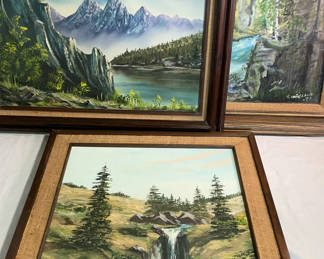 Lot 199: Framed Landscape Paintings