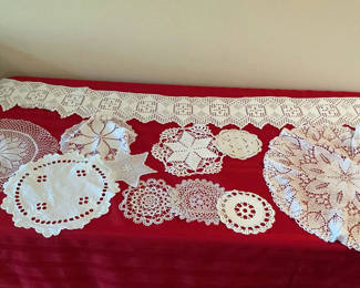Lot 22: Lace And Crocheted Doilies