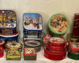 Lot 88: Christmas Tins