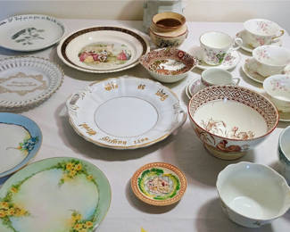 Lot 133: Assorted Vintage Porcelain and China Dishware