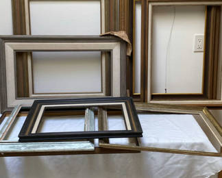 Lot 113: Large Wooden Frames