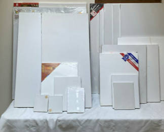 Lot 117: Smaller Blank Canvases