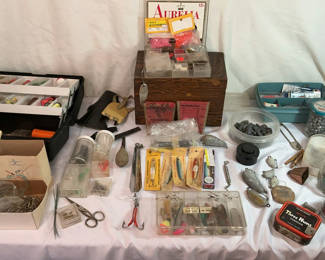 Lot 157: Fly Fishing Lot #3, Fishing Tackle and Lure Assortment