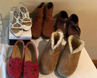 Lot 41: Women’s Shoes And Closet Organizer
