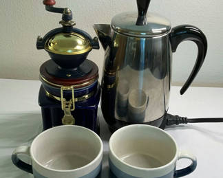 Lot 58: Vintage Coffee Items