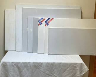 Lot 116: Painting Canvases Large