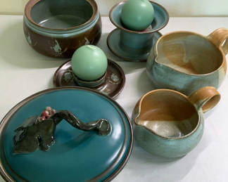 Lot 70: Blue Ceramics By Jo Jo