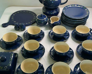 Lot 59: Vintage Swedish ceramic Coffee service for 10