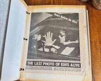 Elvis newspaper clippings