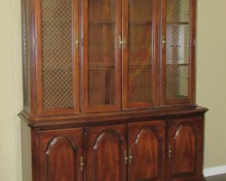 2 Piece Lighted Display Cabinet