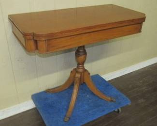 Mahogany Flip Top Game Table