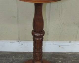Vintage Walnut Smoke Stand
