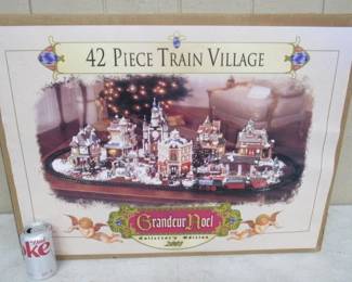 42 Piece Train Village Set