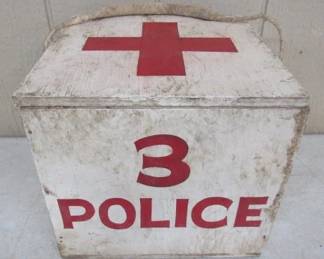 1968 Sanitation Strike Memphis, TN Police First Aid Kit - Has First Aid Inside