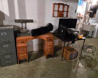 File Cabinet, Desk