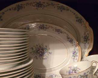 Vintage Noritake Violette Pattern Serving Platters
