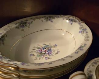 Vintage Noritake Violette Pattern full set